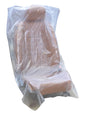 31.5” W x 52” L Clear PE Plastic Economy Disposable Seat Covers | Thickness: 0.8 Mil