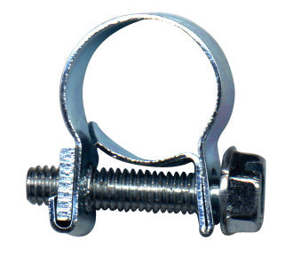 Fuel Injection Hose Clamp 1110 Series | Stainless Steel 5/16" Band | Zinc Plated Steel Bolt & Nut