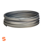 Galfan coated brake line in a silver metal coil, 25 ft length