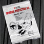 5 Piece Automotive Interior Protection Kit | Material: Clear/White PE | Includes: Seat, Wheel, Gearshift, Brake & Floor Covers | Qty: 100Kits/Case