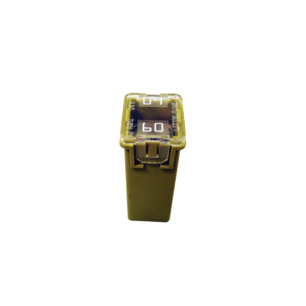 J-CASE Fuse Automotive Cartridge Fuses AMP Rating: 60 Amp Color: Yellow