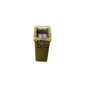 J-CASE Fuse Automotive Cartridge Fuses AMP Rating: 60 Amp Color: Yellow