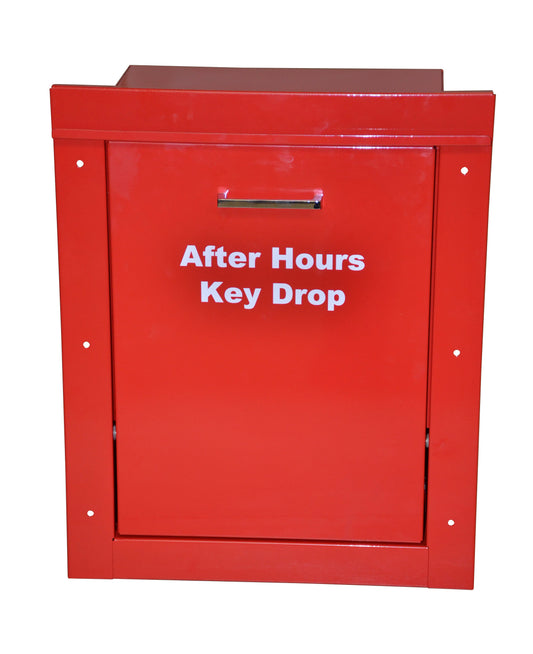 Wall Mounted Vehicle After Hour Key and Service Envelope Form Drop Box | Material: Rustproof Metal | Size: 19-1/2" H x 14-1/2" W x 9-3/8" D