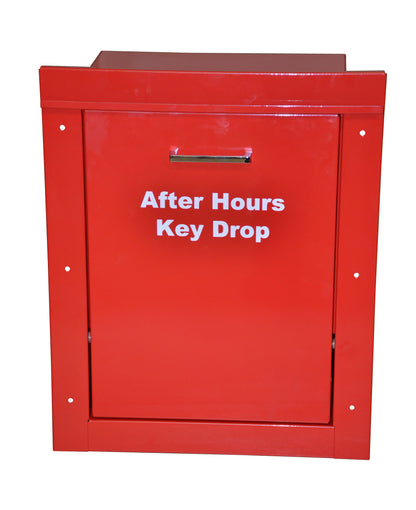 Wall Mounted Vehicle After Hour Key and Service Envelope Form Drop Box | Material: Rustproof Metal | Size: 19-1/2" H x 14-1/2" W x 9-3/8" D