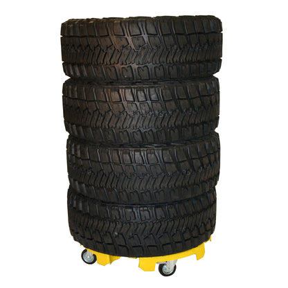 Tire Taxi Heavy-Duty Transport Accessory with 31.4" Width and 4 Casters (1 Locking)