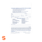 Early bird vehicle service envelope form printed in blue ink with checklists, contact fields, and signature lines