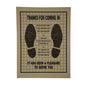 16" x 22" Disposable Non-Slip Poly-Backed Heavy-Duty Paper Floor Mats | Qty: Box of 500