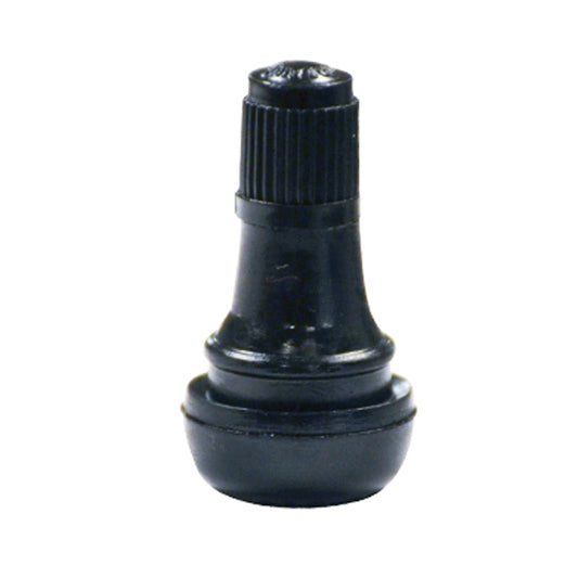 EDPM Rubber Tubeless Snap-In Valves | Hole Size: 0.453" | Height: 0.88" | MCIP: 65 PSI | MRT: 0.156" | Qty: Box of 50