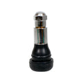 Tubeless Snap-in Valve w/Chrome Sleeve & Cap | Height: 1.25