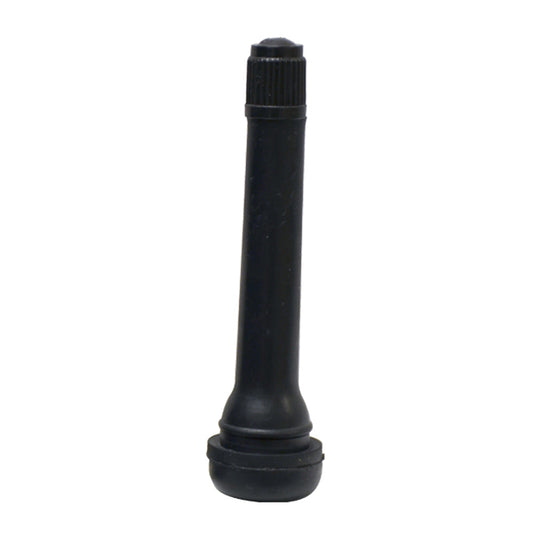 EDPM Rubber Tubeless Snap-In Valves | Hole Size: 0.453" | Height: 2.50" | MCIP: 65 PSI | MRT: 0.156" | Qty: Box of 50