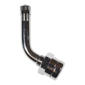 Chrome Truck Valve
(Non-TPMS) 60° Angle - 
w/O-Ring Seal Angle: 60°