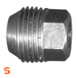 Zinc plated steel acorn open-end wheel lug nut with external threads and hex body