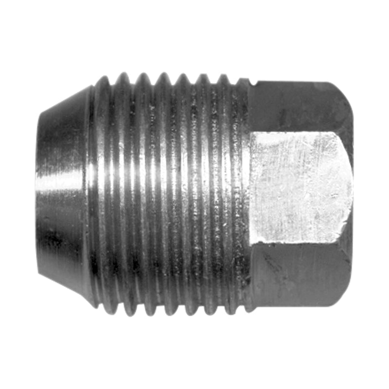 Steel Wheel Lug Nut | Style: Acorn Open End External Thread | Thread: M12x1.50 | Length: 27.5mm | Hex: 19mm | Finish: Zinc Plated