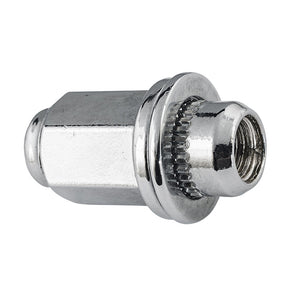 Chrome Mag Lug Nut Length: 21mm Thread: M12-1.50 Hex: 21mm