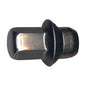 Steel Wheel Lug Nut | Style: Acorn Extended Thread Flattop Cap | Thread: M12x1.50 | Length: 43.1mm | Hex: 19mm | Finish: Stainless Steel