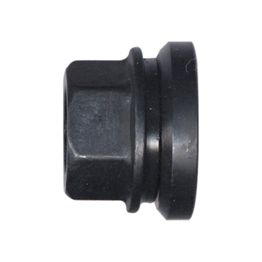 Steel Mag Wheel Lug Nut | Style: Flanged | Thread: M14x2.00 | Length: 22.6mm | Hex: 21mm | Finish: Black Coated