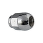 Steel Wheel Lug Nut | Style: Ball Seat Bulge Dometop Cap | Thread: M12x1.50 | Hex: 19mm | Finish: Chrome Plated