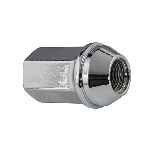 Steel Wheel Lug Nut | Style: Acorn Flattop Cap | Thread: M14x1.50 | Length: 44.5mm | Hex: 22mm | Finish: Zinc Plated