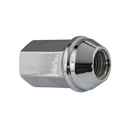 Steel Wheel Lug Nut | Style: Acorn Flattop Cap | Thread: M14x1.50 | Length: 44.5mm | Hex: 22mm | Finish: Zinc Plated
