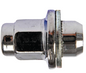 Steel Mag Wheel Lug Nut | Style: Extended Thread Dometop Cap | Thread: M14x1.50 | Length: 46mm | Hex: 22mm | Finish: Chrome Plated