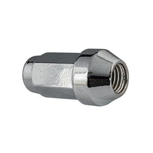 Chrome Dometop Cap Lug Nut Length: 54mm Thread: M14-2.0 Hex: 21mm