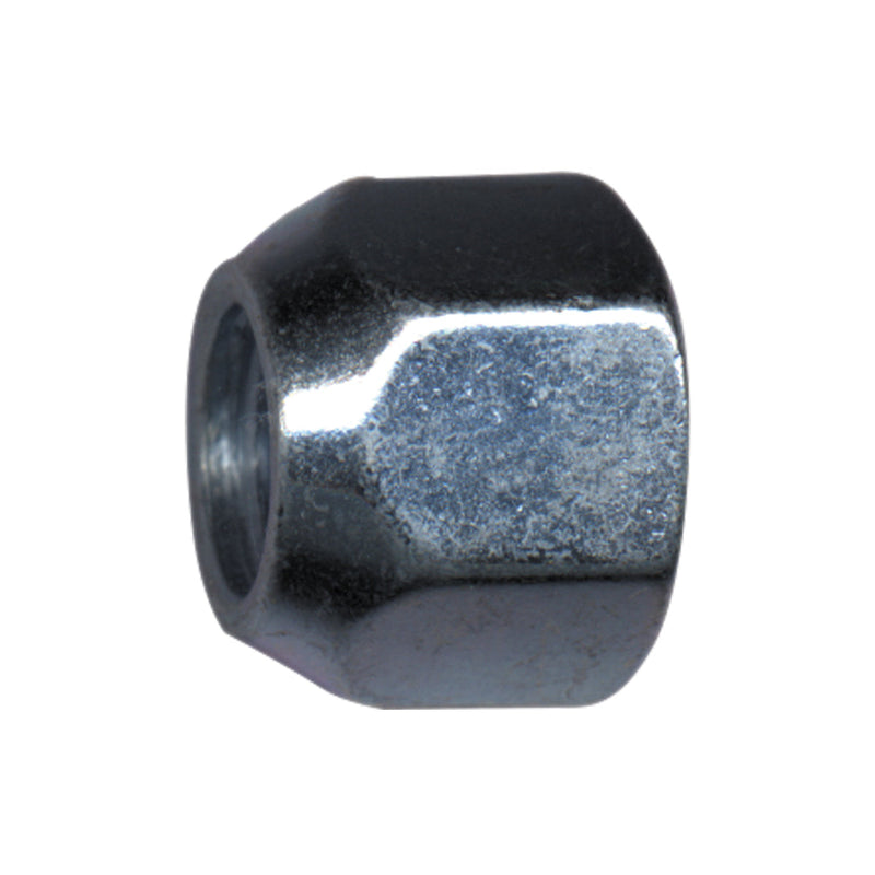 Steel Wheel Lug Nut | Style: Acorn Open End | Thread: M12x1.50 | Length: 16mm | Hex: 21mm | Finish: Zinc Plated