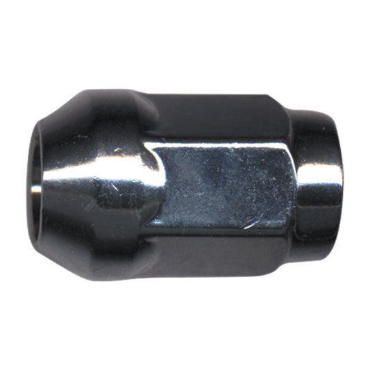 Steel Wheel Lug Nut | Style: Acorn Dometop Cap | Thread: M12x1.50 | Hex: 19mm | Finish: Stainless Steel