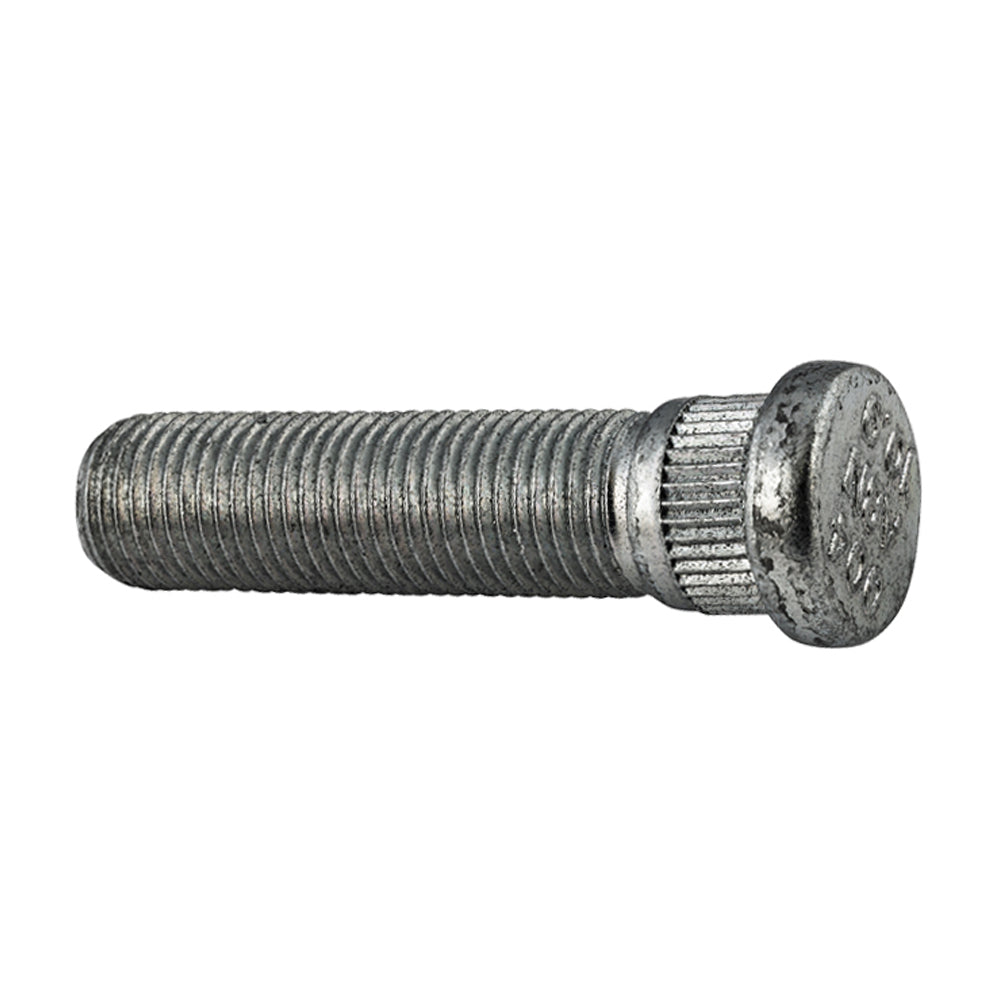 Grade 8 Serrated Wheel Stud Length: 59.77mm Thread: M14-1.50 Knurl: 16mm