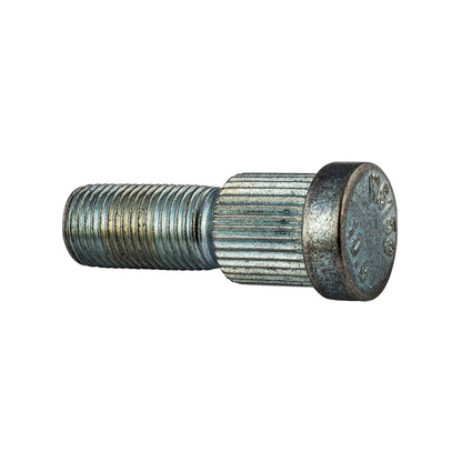 Steel Serrated Wheel Stud | Grade: 8 | Thread: 1/2"-20 | Knurl: 0.620" | Length: 1-5/8"