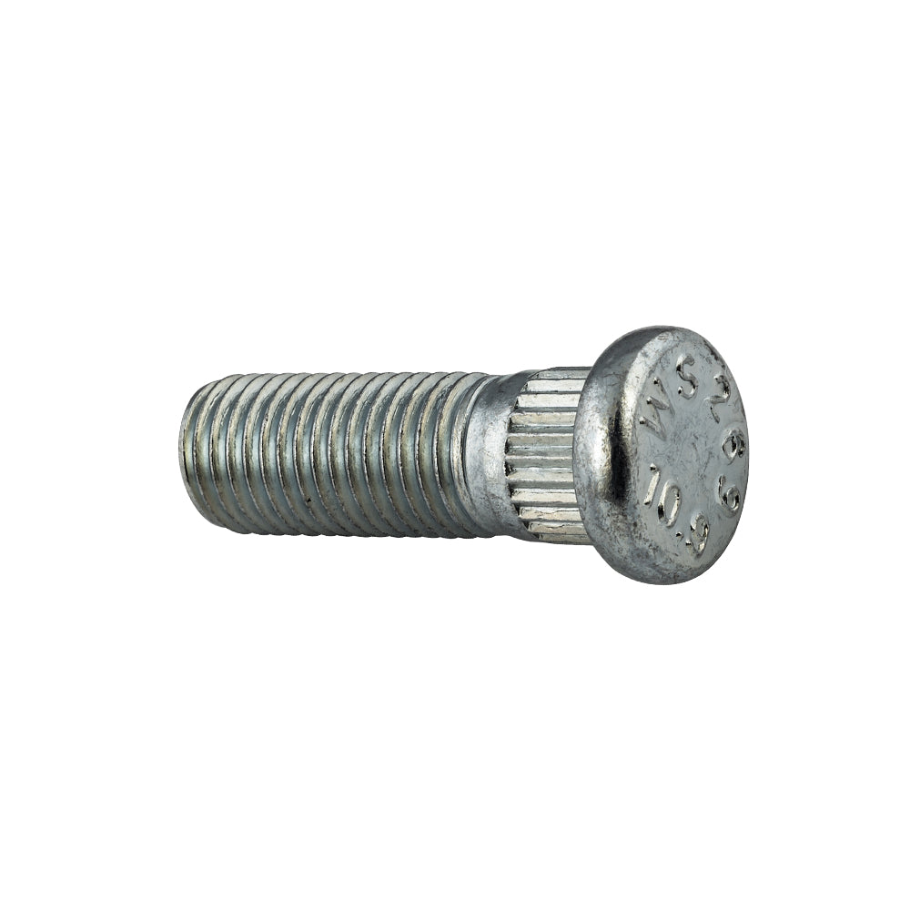Grade 10.9 Serrated Wheel Stud Length: 36mm Thread: M12-1.50 Knurl: 12.22mm