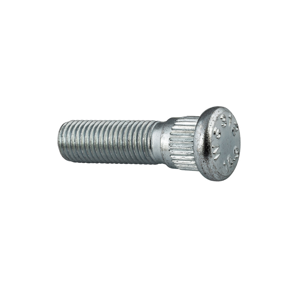 Grade 10.9 Serrated Wheel Stud Length: 44.5mm Thread: M12-1.50 Knurl: 14.17mm
