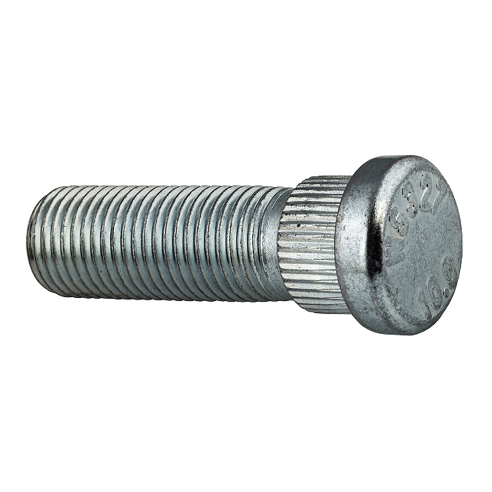 Grade 10.9 Serrated Wheel Stud Length: 45.5mm Thread: M14-1.50 Knurl: 16mm