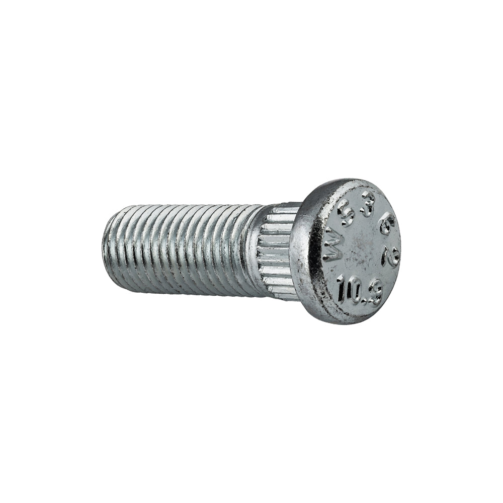 Grade 10.9 Serrated Wheel Stud Length: 34mm Thread: M12-1.50 Knurl: 12.30mm