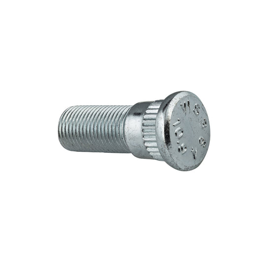 Steel Serrated Wheel Stud | Grade: 8 | Thread: 1/2"-20 | Knurl: 0.618" | Length: 1-15/32"