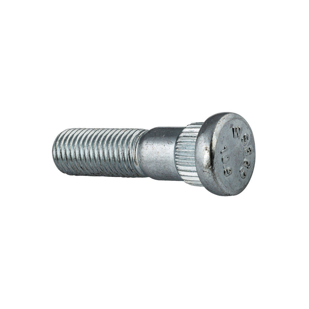 Grade 10.9 Serrated Wheel Stud Length: 46mm Thread: M12-1.50 Knurl: 14.99mm