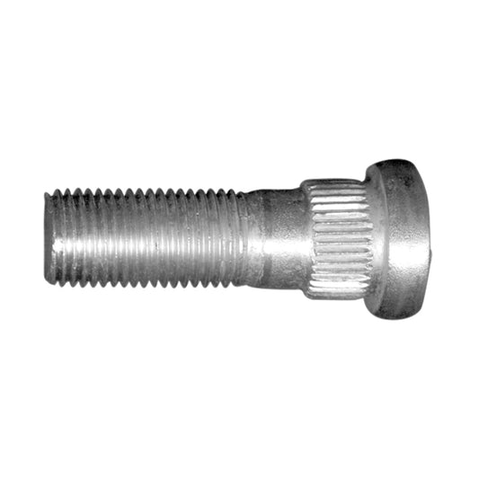 Steel Serrated Wheel Stud | Grade: 10.9 | Thread: M12x1.25 | Knurl: 12-15mm