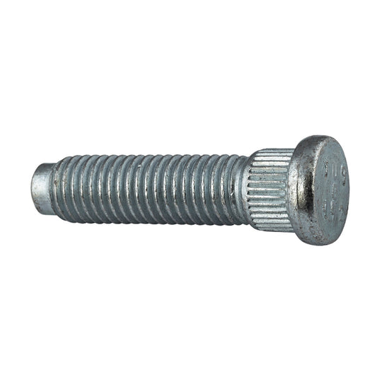 Steel Serrated Wheel Stud | Grade: 10.9 | Thread: M14x2.00 | Knurl: 15-16mm