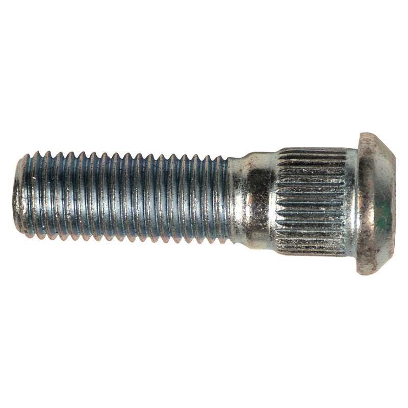 Grade 10.9 Serrated Wheel Stud Length: 40mm Thread: M12-1.50 Knurl: 14.20mm