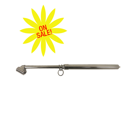 Chrome Dual Foot Service Air Gauge | Range: 10-150 PSI | Increments: 2-PSI