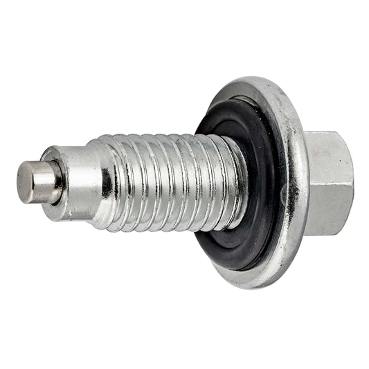 Flange Hex Insert Gasket Oil Drain Plug | Style: Magnetic | Thread Size: M12x1.75 | Hex: 7/8"