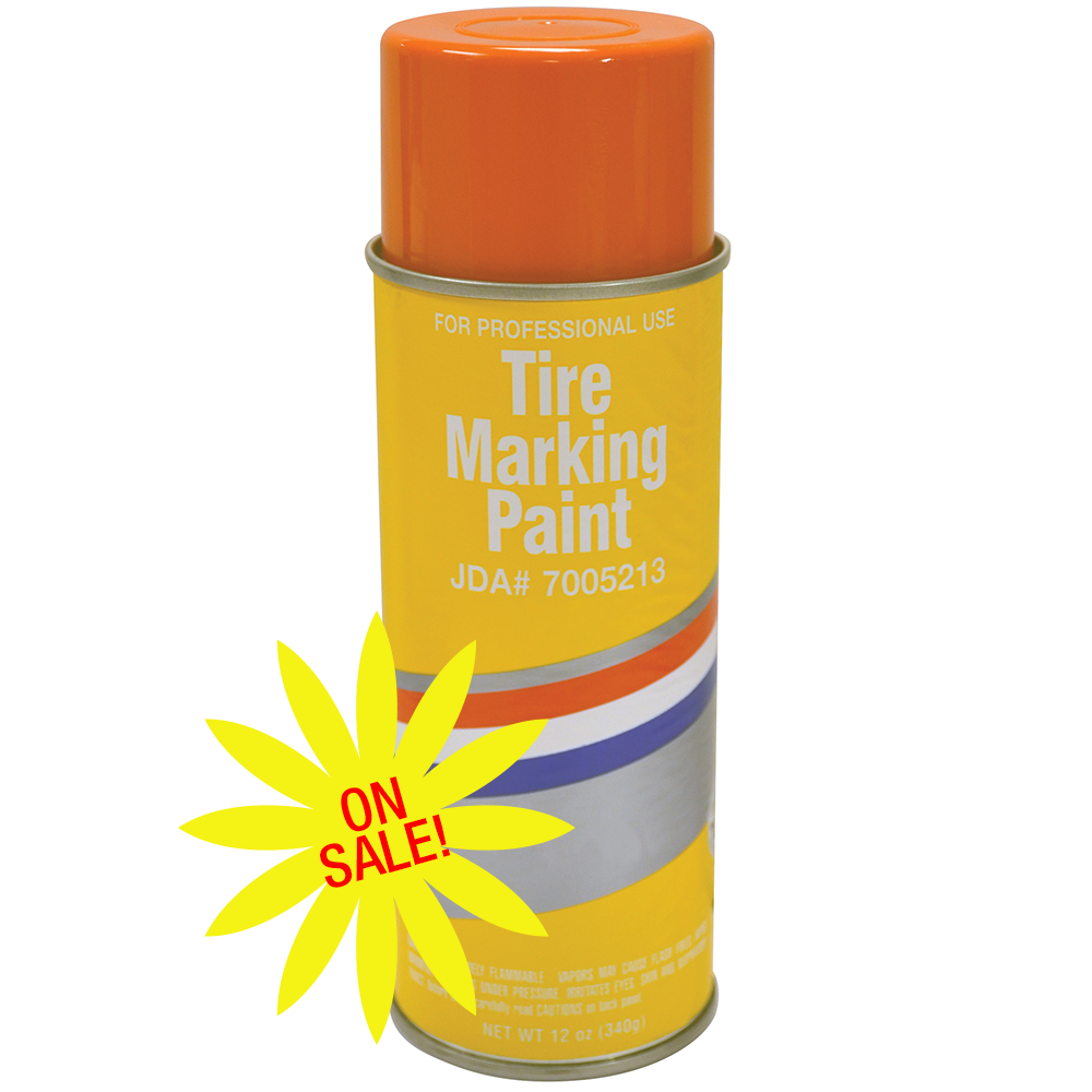 Bright Orange Tire Marking Paint