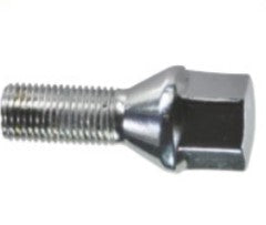 Steel Wheel Bolt | Style: 60° Acorn Conical Seat | Thread: M12x1.25 | Length: 24mm | Hex: 17mm | Finish: Chrome Plated