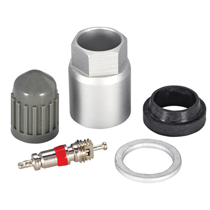 JohnDow 6-111 OE TPMS service kit with valve core, hex nut, grommet seal and valve cap