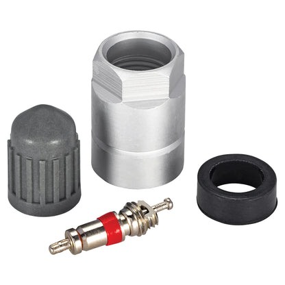 JohnDow 6-112 OE TPMS service kit with valve core, hex nut, grommet seal and valve cap