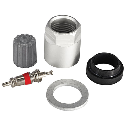 JohnDow 6-116 OE TPMS service kit with valve core, hex nut, grommet seal and valve cap