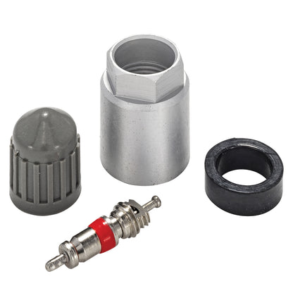 JohnDow 6-122 OE TPMS service kit with valve core, hex nut, grommet seal and valve cap