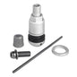 OEM TPMS Valve Kit | Style: Huf/Beru Gen I | Color: Silver | Length: 43mm | Fits: Audi A4, BMW, Porsche | OEM / Cross-Ref: RDV001, 1092