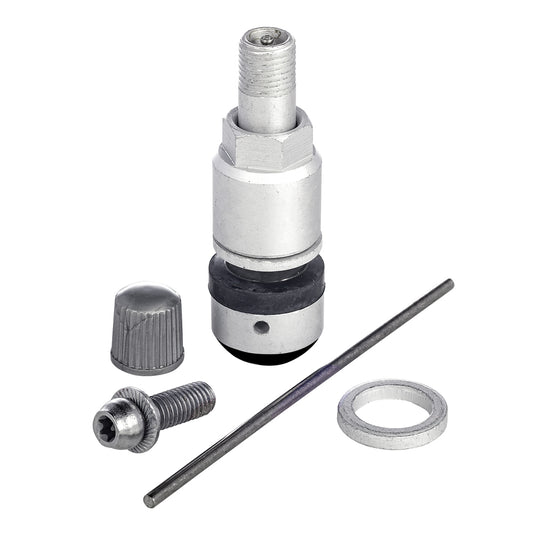 OEM TPMS Valve Kit | Style: Huf/Beru Gen I | Color: Black | Length: 49mm | Fits: BMW, Mercedes-Benz | OEM / Cross-Ref: RDV003, 1094