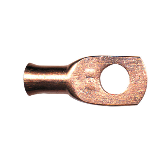 Copper Lug Terminals - Wire Size: 6 | Stud Size: 5/16" - Durable