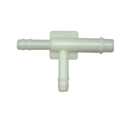 Tee Vacuum Connectors | Tube IDs: A: 1/8" | B: 1/8"